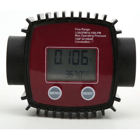 Capteur de Débit Numérique K25 1 Pouce Filetage Femelle pour Eau/Liquide, Affichage Digital, 10‑100 L/min (1/5)