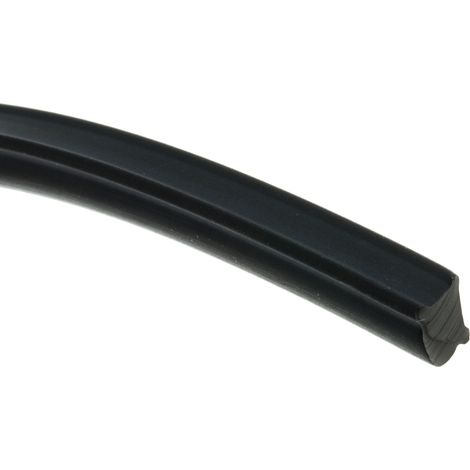 Rs Pro – Joint d'étanchéité pour porte et fenêtre – EPDM noir – Longueur 20m – Largeur 7.3mm – Pour espaces humides et confinés
