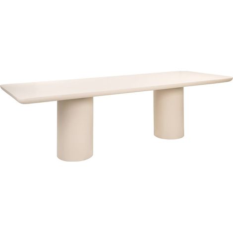 table de repas design sandstone pour intérieur et extérieur - sable clair contemporain (1/5)