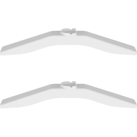 Pieds pour radiateur de salle de bain LYON blanc, lot de 2. (1/5)
