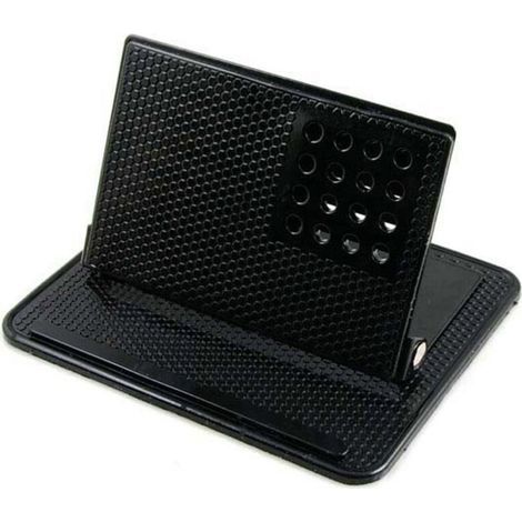 Support multifonctionnel pour smartphone sur tableau de bord, tapis antidérapant en silicone – universel, stable et discret