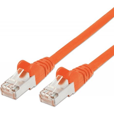 Intellinet Cavo di rete Patch in rame Cat. 6 Arancione SFTP LSZH 1m (1/4)