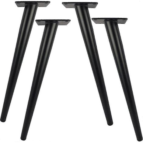 Quatre pieds de table en métal de 20 cm de long, adaptés aux meubles, coiffeuses, armoires, bureaux, chaises, repose-pieds, etc., peuvent être utilisés comme pieds de support de meubles de remplacemen (1/5)