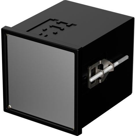 Bopla NGS 9610 UNINORM-EINSCHUBGEH. Schaltafel-Einbaugehäuse 96 x 96 x 109.5   Schwarz (RAL 9005) 1