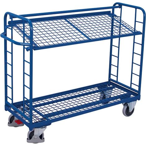 VARIOfit Etagenwagen mit 2 Drahtgitterböden 1.355 x 550 mm (1/2)