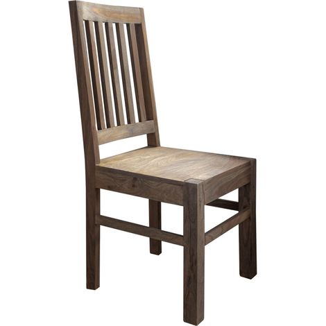 Chaise 45x45 Palissandre huilé Gris taupe NATURE GREY 121 (1/3)