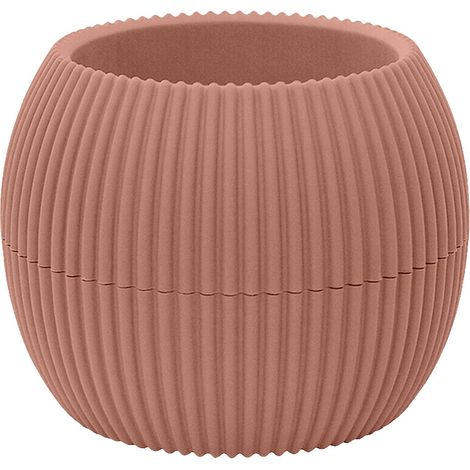 Vasetti Piante Grasse Con Sottobicchiere Integrato Design Moderno Crea La Tua Composizione Varie Misure Colori Vasi Pianta Sottovaso Piantine Vaso Fiori Terra - Rotondo 0,35 Litri (1/4)