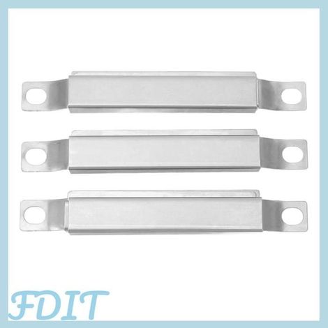 2 pièces tube croisé, acier inoxydable pour barbecue, tube transversal réglable avec répartition optimisée de la chaleur, pour grils à gaz ou charbon (1/5)
