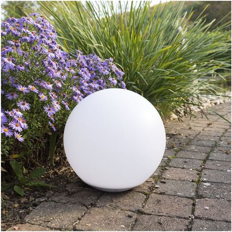 Heitronic 37234 Globo Solar-Dekoleuchte Solarkugel LED LED fest eingebaut 0.4 W Weiß (1/5)
