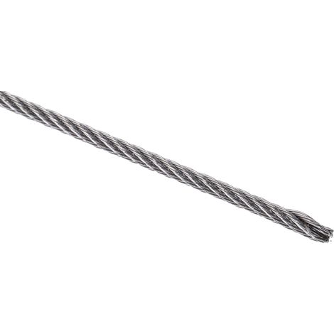 Câble métallique, 2 mm x 100m, 46kg ( Prix pour 1 ) (1/4)