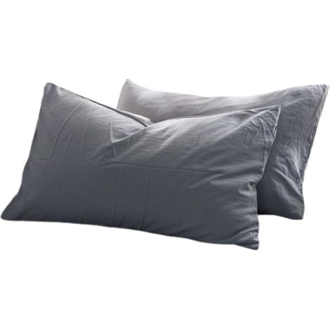 Housse de coussin, pour canapé, chambre, style campagnard, décoration extérieure, lot de 2 (1/5)