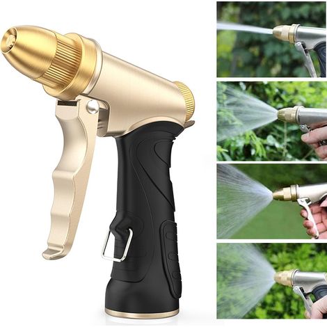 Pistolet à eau haute pression pour lavage auto, pistolet de nettoyage pour lavage auto, pistolet à eau/mousse réglable (1/5)