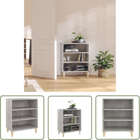 Furniture Limited – Sideboard in Betongrau, 57 x 35 x 70 cm, Holzwerkstoff (1/5)