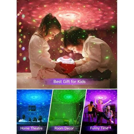 Dream Star Light, veilleuse bébé enfant en bas âge, lumière de projecteur 41 LED Galaxy, veilleuse Bluetooth bébé adulte enfants (1/4)