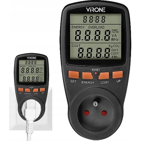 Contatore di energia Orno EM-4/B 3680 W 16 A (1/3)