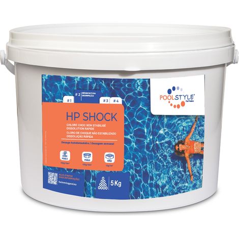 Hypochlorit-Granulat P Shock 5KG - POOLSTYLE - PSL-500-0020 (1/2)