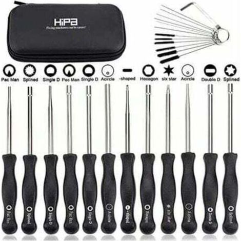 Ensemble de 12 outils de réglage de carburateur et tournevis de réglage pour moteur à 2 temps, pour débroussailleuses, tronçonneuses Poulan, Husqvarna, STHIL, Echo.,TRIMEC