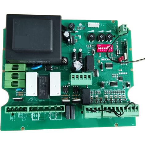Kit d'ouvre-portes automatiques Swing/Sliding Gate AC 433 Mhz NC Modèle for Double Motor Swing/Sliding Gate Motor Circuit Board pour accessoires de portail coulissant ( Color : Board , Size : 1 UK ) (1/5)