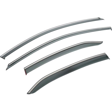 4 PVC-Metall-Fenster-Sonnenschutzblenden, Regen- und Schneeabweiser, Ersatz für Camry 2018-2021 (1/5)