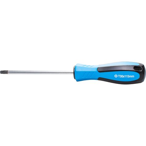 SW-Stahl 31730SB Schraubendreher mit T-Profil I T30 x 115 mm I TX Schraubenzieher I T-Schraubendreher Werkzeug
