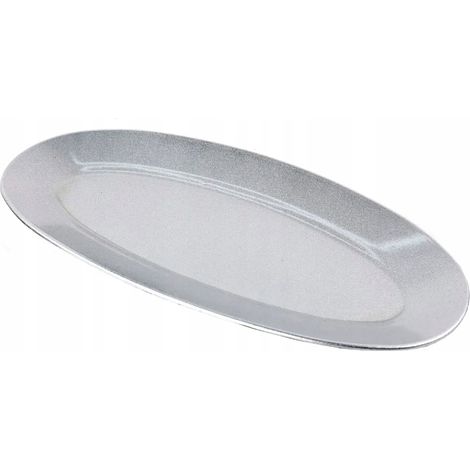 WESTWING Vassoio ovale in argento 20x41,8x3 cm