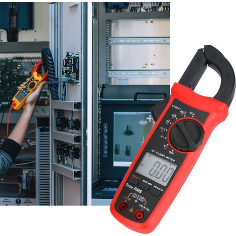 UNI T UT201+ Pince ampèremétrique numérique portable avec écran LCD pour testeur de courant et de tension AC/DC (1/5)