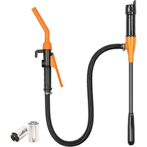Pompe à batterie portable, pompe à siphon électrique à batterie améliorée, pompe à eau, pompe à carburant manuelle facile à utiliser, pompe à batterie portable pour le transfert d'essence, de carburan (1/4)