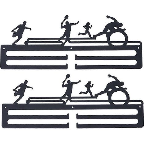 Porte-médailles mural pour médailles d'athlétisme, support en fer pour médailles --- (1/5)