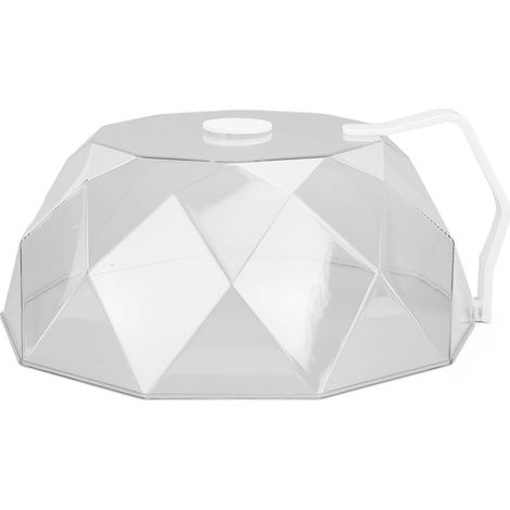 Toivize Mikrowellendeckel, weiß, spritzwassergeschützt, hitzebeständiges ABS/PC, 26 cm, verstellbare Belüftung, ergonomischer Griff (1/5)