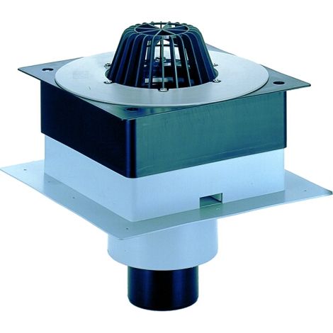 DrainBox DN75 Terrassenablauf mit PVC-Manschette