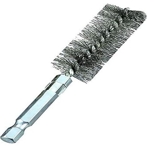 KS Tools 340.0080 Spazzola setole in acciaio 1/4" Ø 13 mm