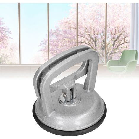 Ventouse pour carrelage en céramique, outil de levage manuel en alliage d'aluminium à griffe unique pour vitres. (1/5)