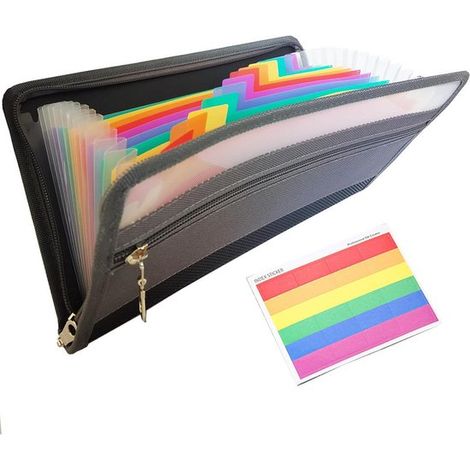 Carpeta de proyecto, A6, Carpeta plegable con pestañas, Carpeta de documentos de plástico resistente, Portátil, 20,5 x 12 x 2 cm, Gris, A6 (1/5)