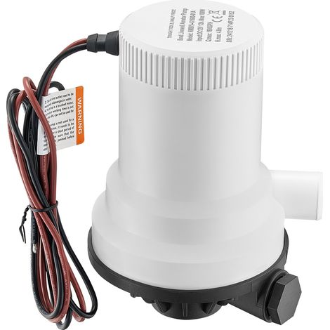 Mophorn Livewell-Pumpe für Boote, 12 V, 1600 GPH Belüfter mit doppeltem Einlass, korrosionsbeständigem ABA-Gehäuse und abnehmbarem Motor, Süßwasser- und Salzwasser-Köderkastenpumpe