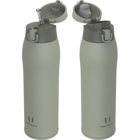 Trinkflasche Edelstahl Thermosflasche 950 ml M- W&xFCstengr&xFCn (1/5)