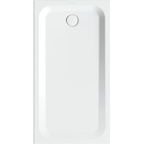 Plato de ducha rectangular BetteUltra con soporte mínimo de