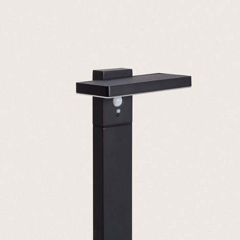 Lampioncino per Esterni Solare LED 5W 50cm Alluminio con Sensore di Movimento Bran Nero (1/5)