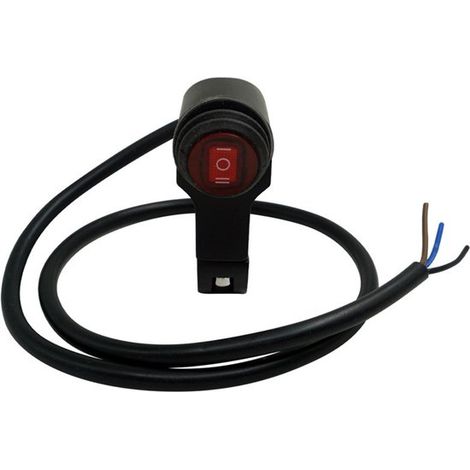 Adecuado para interruptor de faro impermeable de motocicleta ATV de 12 V, interruptor de parada de faro antiniebla LED (1/5)