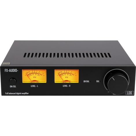 Amplificateur de puissance entièrement symétrique avec compteur VU - 500 W + 500 W Dual-TPA3255 Amplificateur numérique stéréo de classe D Hi-Fi pour haut-parleurs passifs de 2Ω-8Ω (1/5)