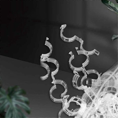 [RM]1200PCS Pinces de support pour plantes - Pinces en plastique sûres pour le jardinage, le soutien des plantes et une croissance sécurisée (1/5)
