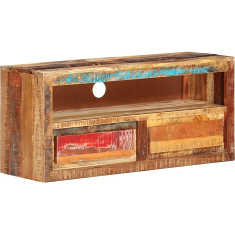 TV-Schrank 88x30x40 cm Altholz Massiv