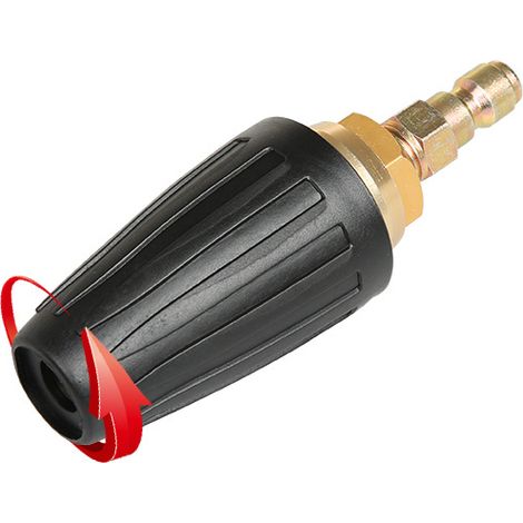 Buse rotative Lotus Buse rotative de nettoyage à haute pression pour l'élimination des taches et des écorces - 1 buse, 5 buses (1/4)