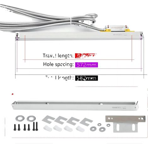 Scala lineare, alta precisione, protezione robusta, KA-500-470mm (1/2)