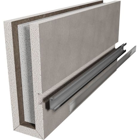 Moulure de rideau OK15R ENSEMBLE — barre de 1,99 m
