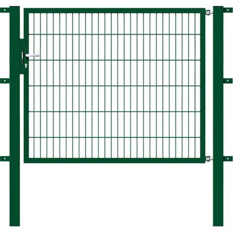 ALBERTS Einzeltor Flexo, fvz.grün Kst.b.RAL 6005, lichte BxH1500x1200, PF80x80/1900mm (1/3)