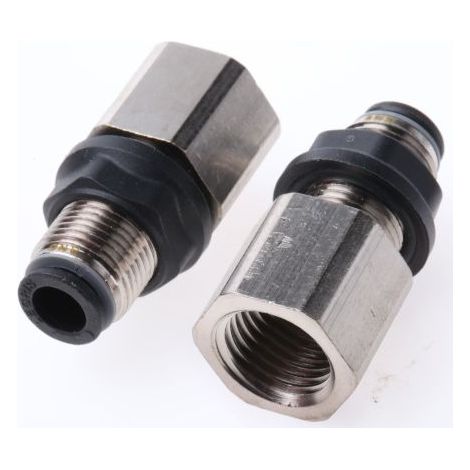 Adaptateur filetage à tube de traversée Legris LF3000 vers Enfichable 6 mm G 1/4 Femelle ( Prix pour Paquet de 5 )