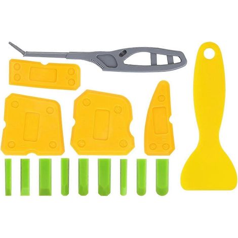 Kit de 15 outils pour mastic silicone et finition (1/5)