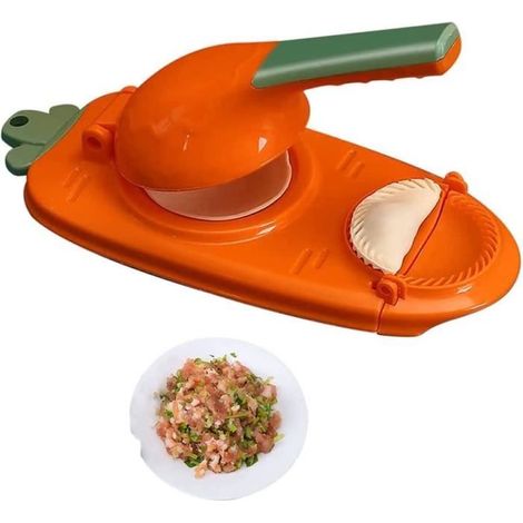 NOUVELLE PRESSION DE MOULE À BOULETTE 2 EN 1, Outil de fabrication de boulettes, Outil de pâtisserie manuel pour presser la peau (1/4)