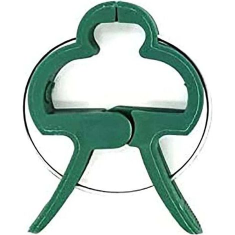 60 Clips à Plantes en Plastique Vert Foncé Pinces de Fixation, Pinces Stables pour Fixer Les Plantes grimpante pour Supporter des Fleurs Fruits ou Légumes dans Jardins ou Fermes..