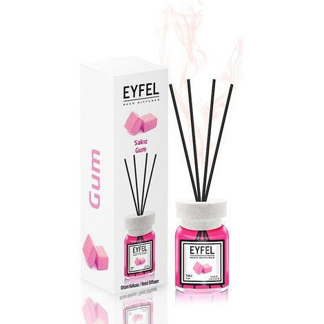 EYFEL Aroma-Diffusor mit Stäbchen – Kaugummi 120 ml